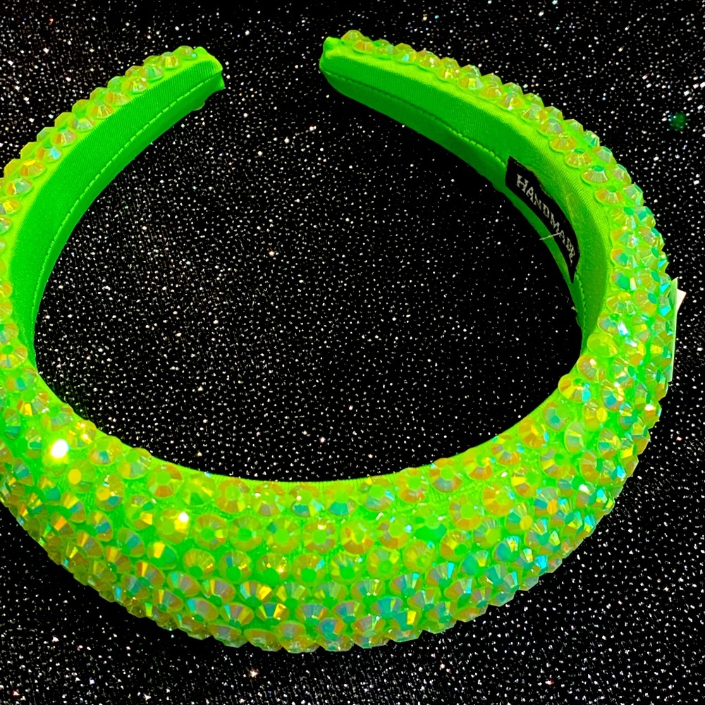 Light green headband